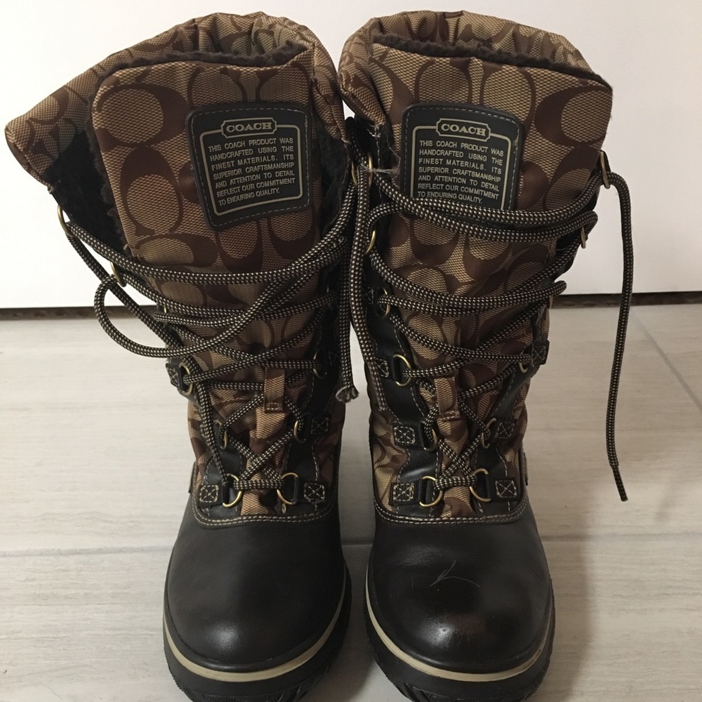 Coach rain boots